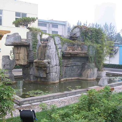 假山造景 方寸之间的山水意境